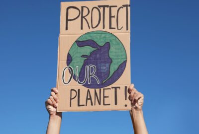 Cartaz Protect our Planet - Reprodução Africa Images